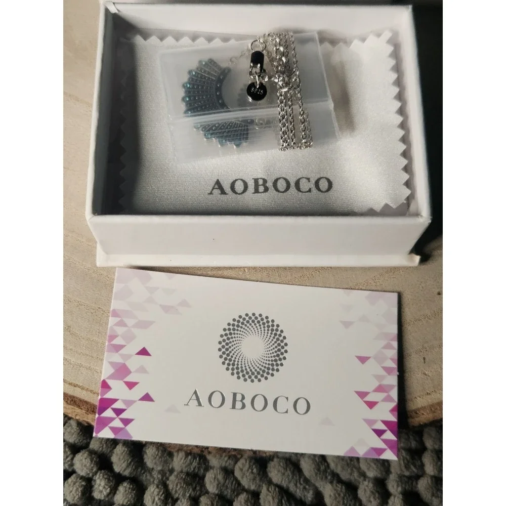 Aoboco~925 Silver‎ Ruth Bader Ginsburg Pendant Necklace Dissent Collar